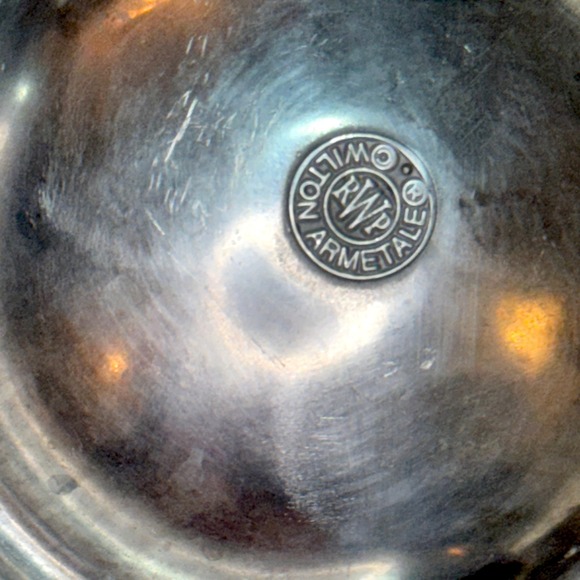 Vintage Wilton Armetale Reggae Chip & Dip Bowl Tray | Retro Serveware - Picture 7 of 7